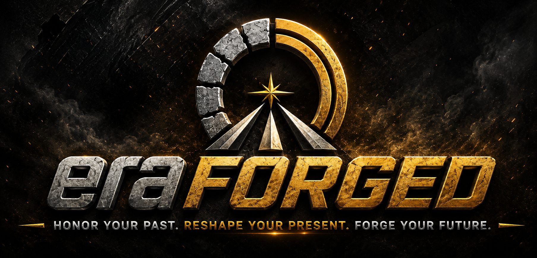 eraForged fitness brand banner for men over 40 rebuilding strength and consistency