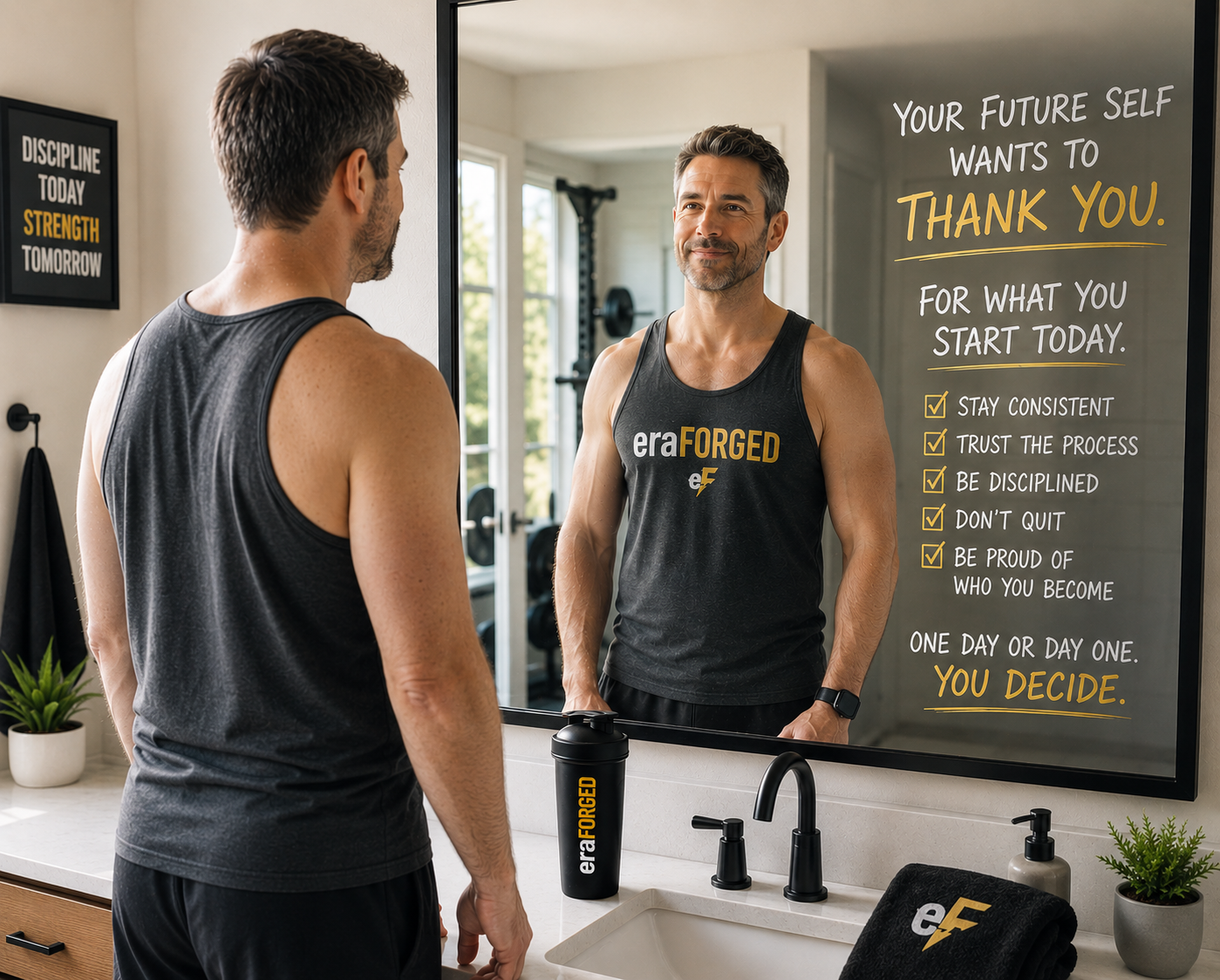 Man over 40 rebuilding fitness with the eraForged program